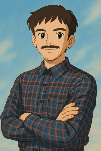 Illustrated portrait of Rafael Schmidl
